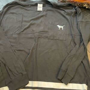 Victoria's Secret PINK Black Long Sleeve Shirt